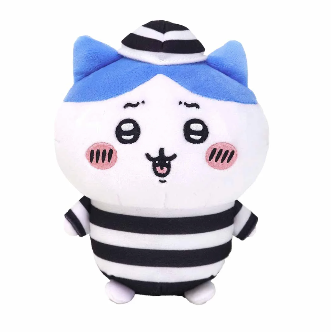 ちい様 Chiikawa Hachiware In Prison Costume Potetama Plush — CHIIKAWA MERCH